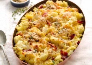 Perfect Italiano NZ | Cauliflower, Pancetta and Pangratto Macaroni Bake