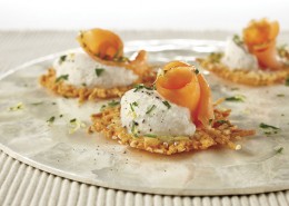 Perfect Italiano NZ | Parmesan Crisps with Smoked Salmon