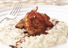 Perfect Italiano NZ | Parmesan Risotto with Garlic Butter Prawns