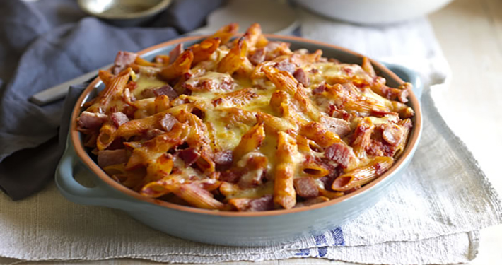 Baked Penne Amatriciana