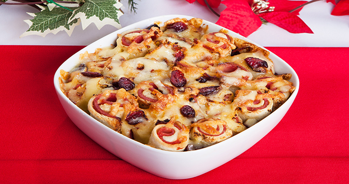 Chicken Cranberry Roulade