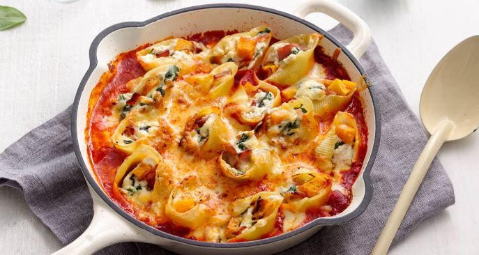 Perfect Italiano NZ | Baked Pumpkin, Spinach and Ricotta Stuffed Shells