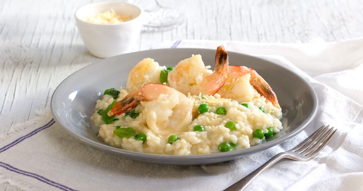 Perfect Italiano NZ | Prawn, Pea and Mint Risotto