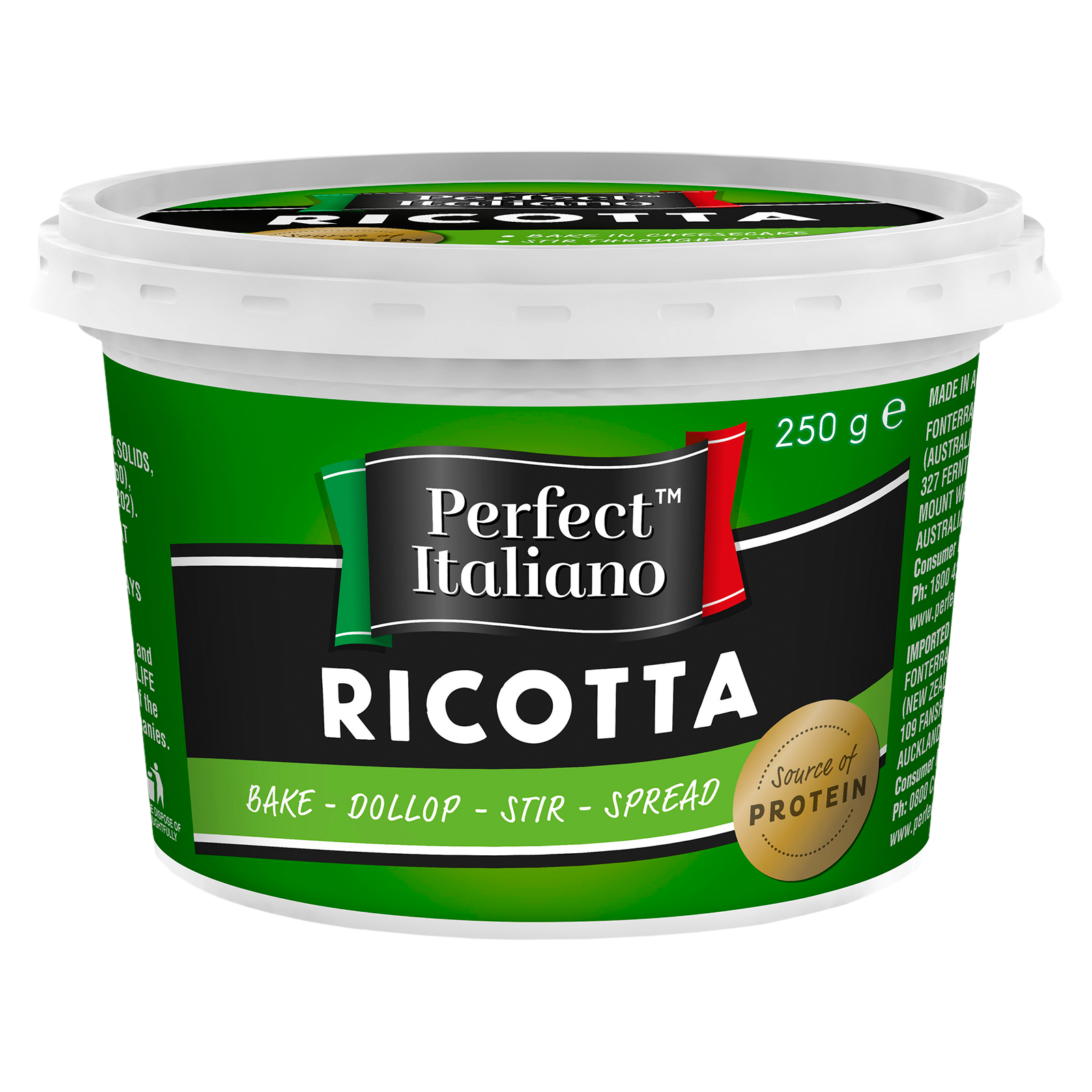 Perfect Italiano Ricotta Original 250g container